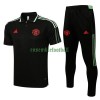 Manchester United Polo d'Entraînement 22-23 Vert Noir Pour Homme